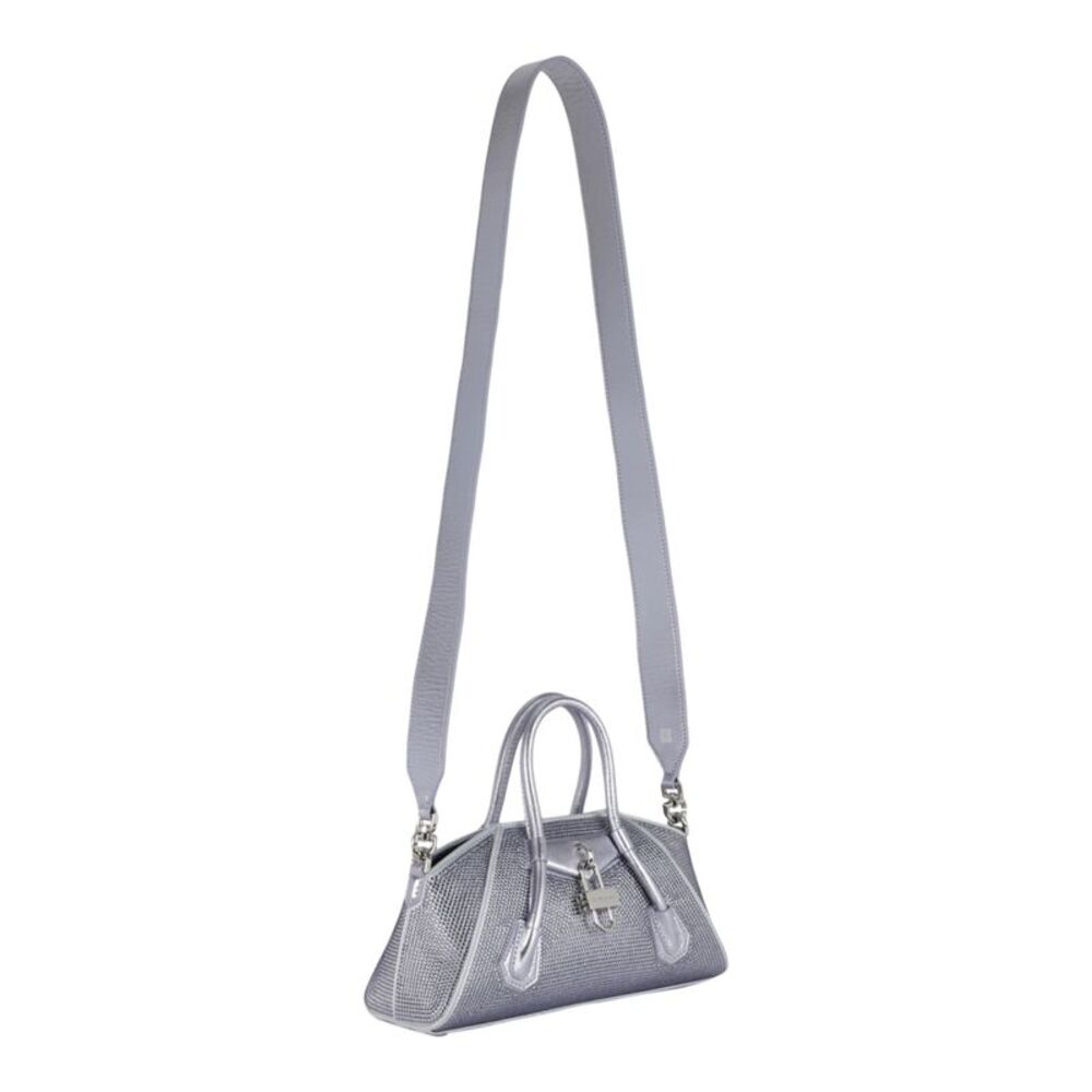 Givenchy Mini Antigona Stretch Top Handle Bag In Satin With Strass Womens - Picture 4 of 7